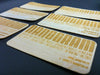100 Laser Cut Wood Business Cards