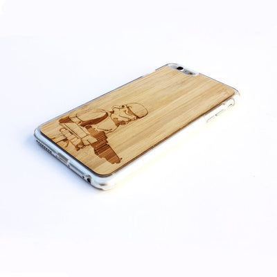 TIMBER Wood Skin Case (iPhone, Samsung Galaxy) : Storm Trooper Edition