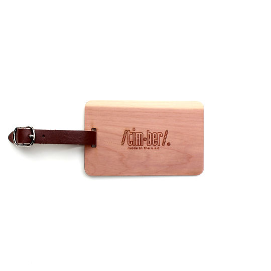 Wood Luggage Tag by TIMBER