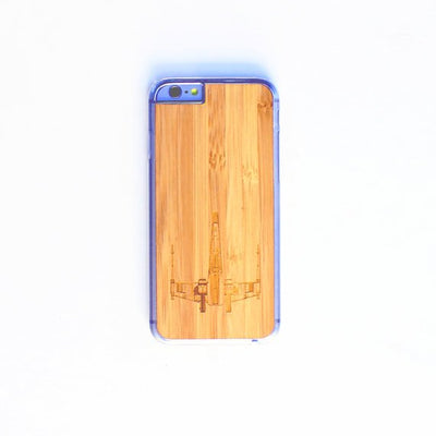 TIMBER Wood Skin Case (iPhone, Samsung Galaxy) : X-Wing Edition