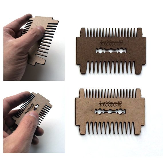 BadWolf 'Mayhem' Pocket Beard Comb