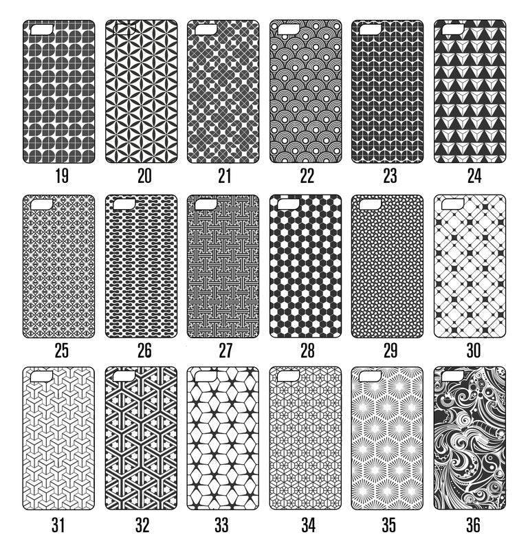 Add a Geometric Design - Wood Phone or IPad Skin Order