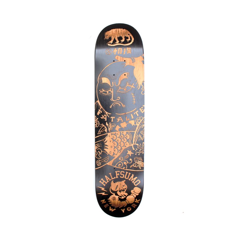 Laser Engraved Skatedeck - Limited Edition Halfsumo
