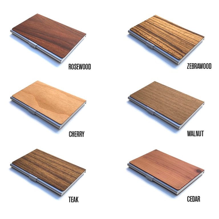 TIMBER Woodskin Business Card Holder