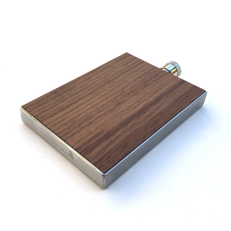 TIMBER Wood Skin 3oz. Flask
