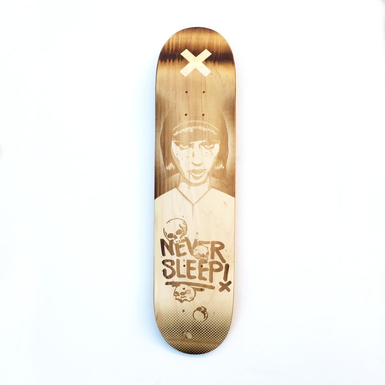 Laser Engraved Skatedeck - Limited Edition Zoer