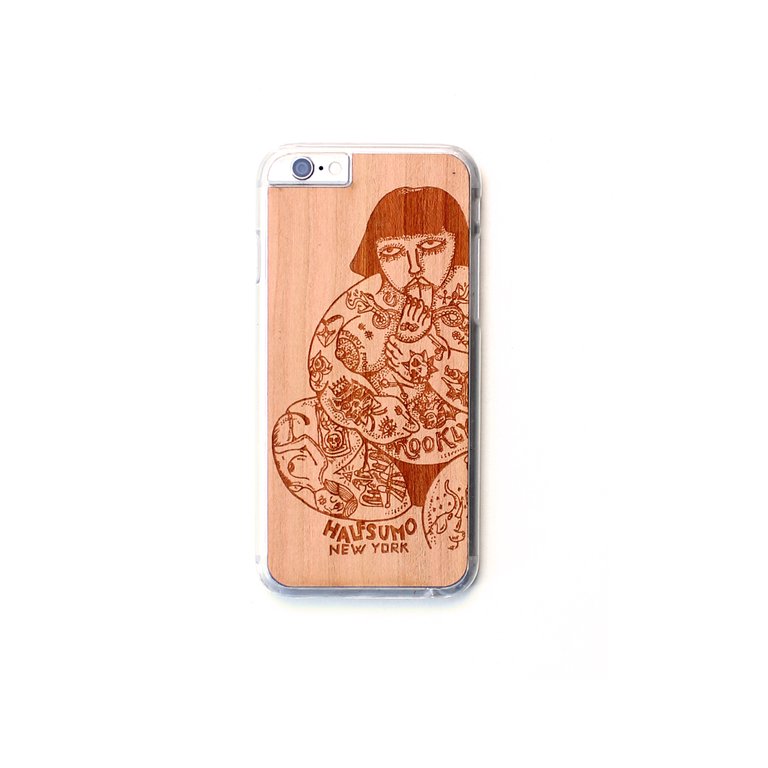 TIMBER Wood Skin Case (iPhone, Samsung Galaxy) : Halfsumo Shibo