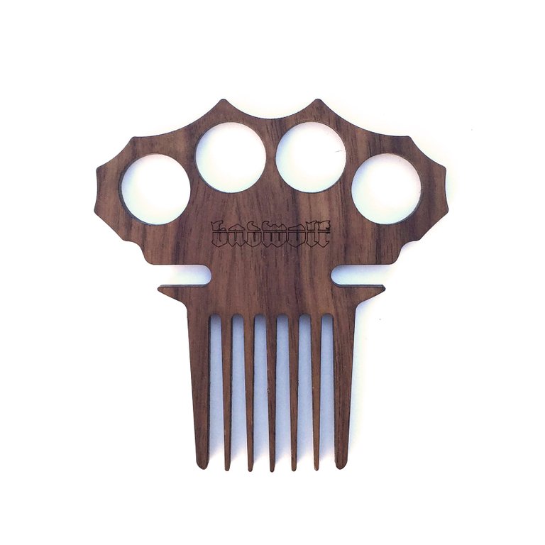 BadWolf 'Count' Knuckle Duster Beard Comb