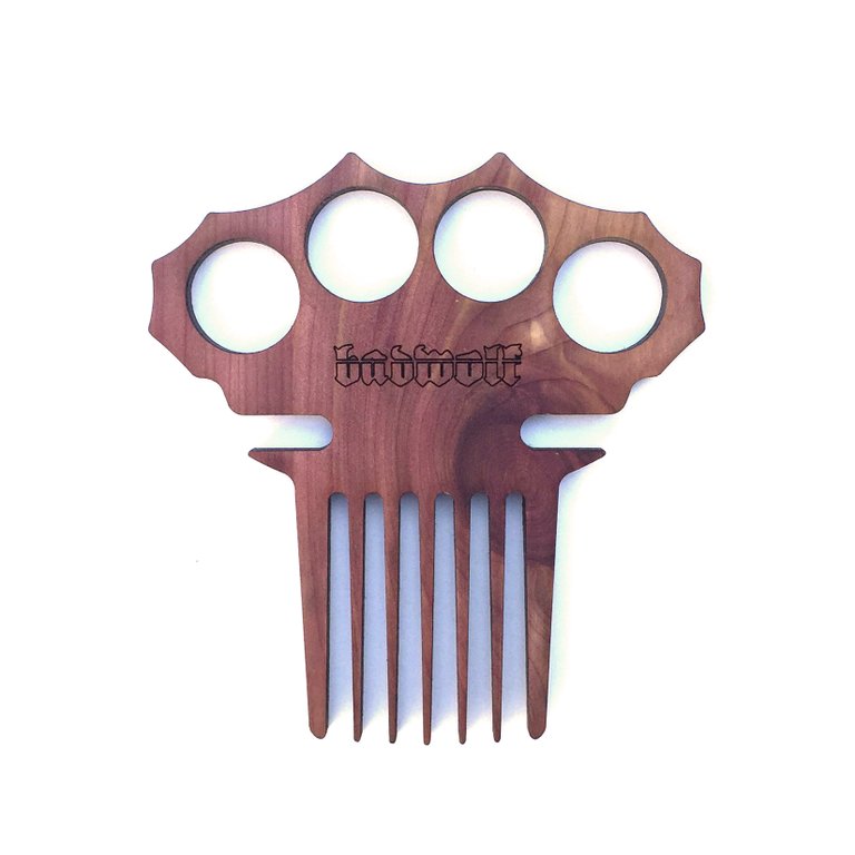 BadWolf 'Count' Knuckle Duster Beard Comb
