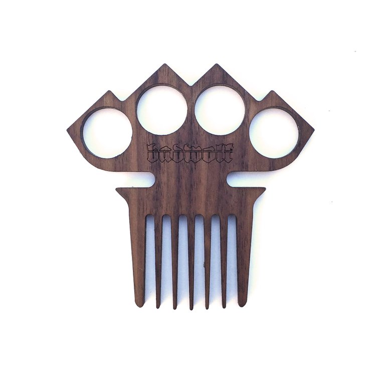 BadWolf 'Diablo' Knuckle Duster Beard Comb