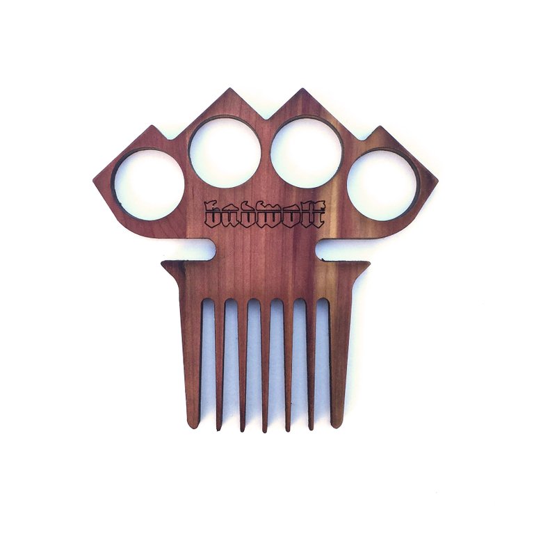 BadWolf 'Diablo' Knuckle Duster Beard Comb
