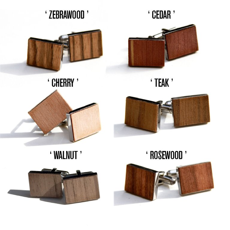 TIMBER Woodskin Cufflinks
