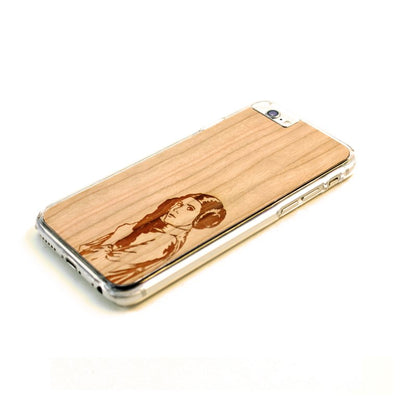 TIMBER Wood Skin Case (iPhone, Samsung Galaxy) : Princess Leia Edition