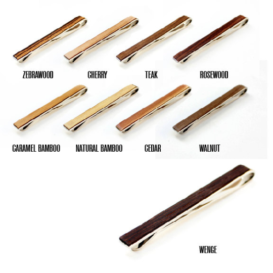 TIMBER WOODSKIN STEEL TIE BAR