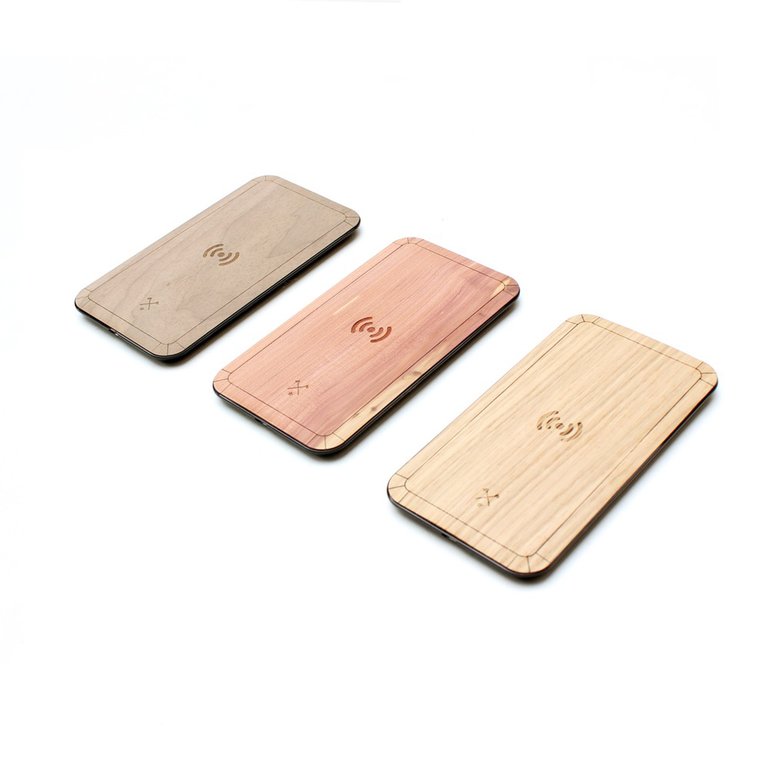 TIMBER Qi Wireless Wood Skin Charging Pad
