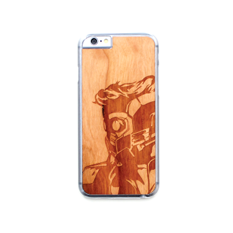 TIMBER Wood Skin Case (iPhone, Samsung Galaxy) : Star Lord Edition