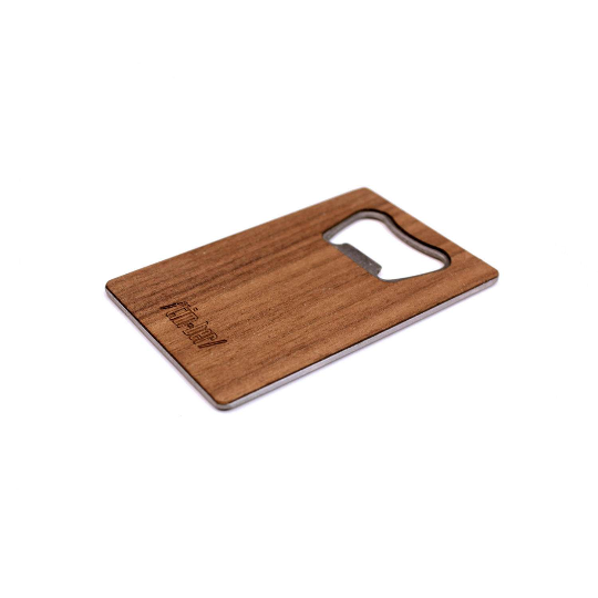 TIMBER Wood Skin Wallet Bottle Opener: Cactus Edition
