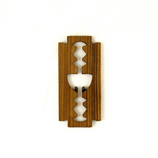 TIMBER Wood Skin Razorblade Bottle Opener
