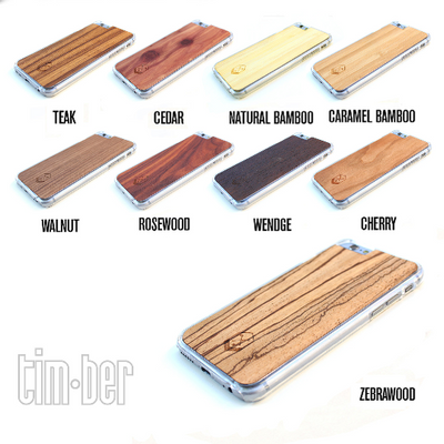 TIMBER Wood Skin Case (iPhone, Samsung Galaxy) : First Order Edition