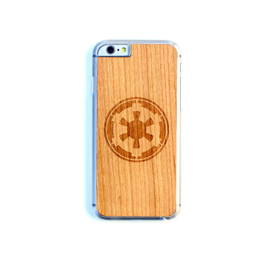 TIMBER Wood Skin Case (iPhone, Samsung Galaxy) : Galactic Empire Edition