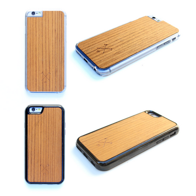 TIMBER Wood Skin Case (iPhone, Samsung Galaxy) : Deathly Hallows Edition