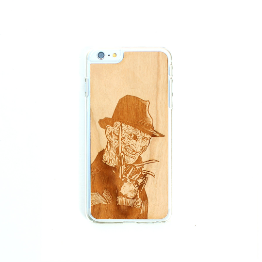 TIMBER Wood Skin Case (iPhone, Samsung Galaxy) : Elm Street Edition