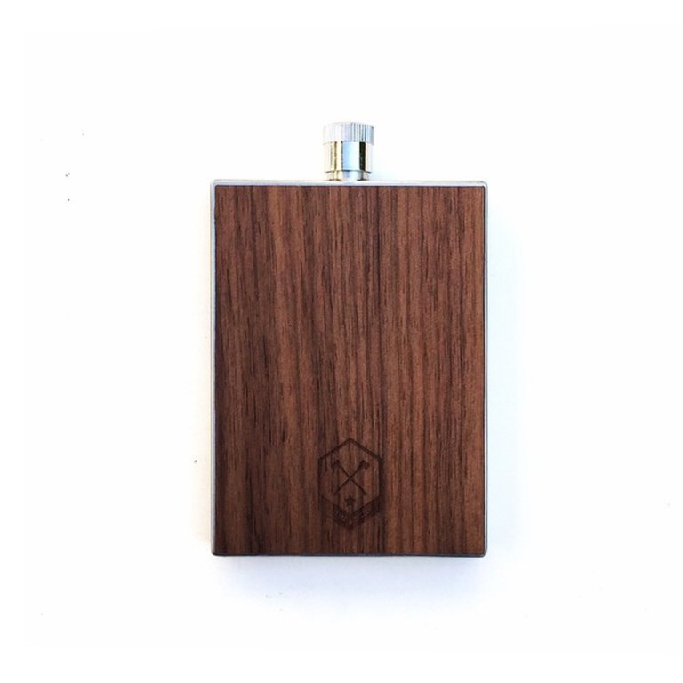 TIMBER Wood Skin 3oz. Flask