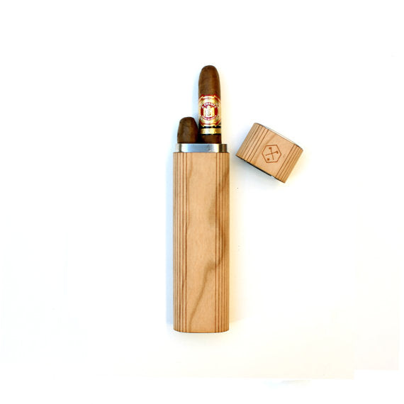 TIMBER 'Puro' Wood Skin Cigar Case