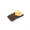 TIMBER Wood Skin Money Clip : Chevron Inlay Edition