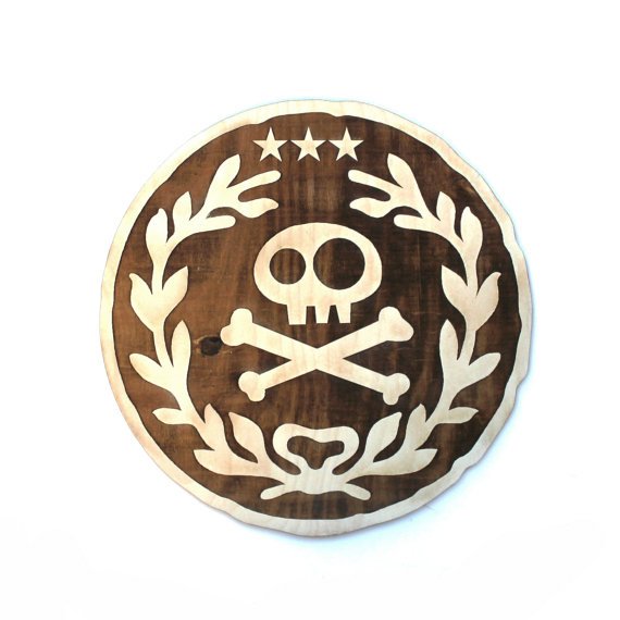 12"x12" Neverland Wood Doubloon Wall Art