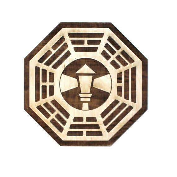 12"x12" Dharma Station Wooden Sign