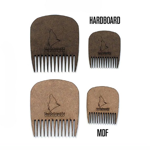 BadWolf 'Leatherneck' Pocket Beard Comb