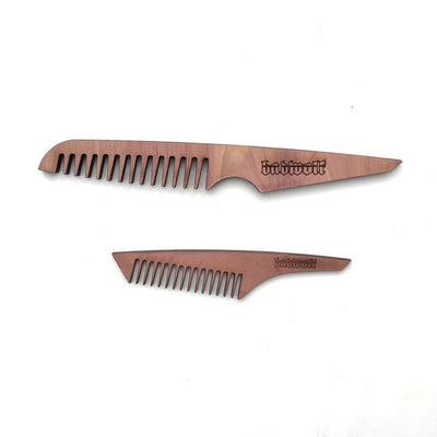 BadWolf 'Butcher' Cedar Beard Comb