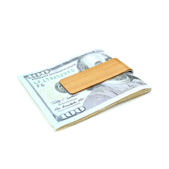 TIMBER 'Slim' Wood Skin Money Clip