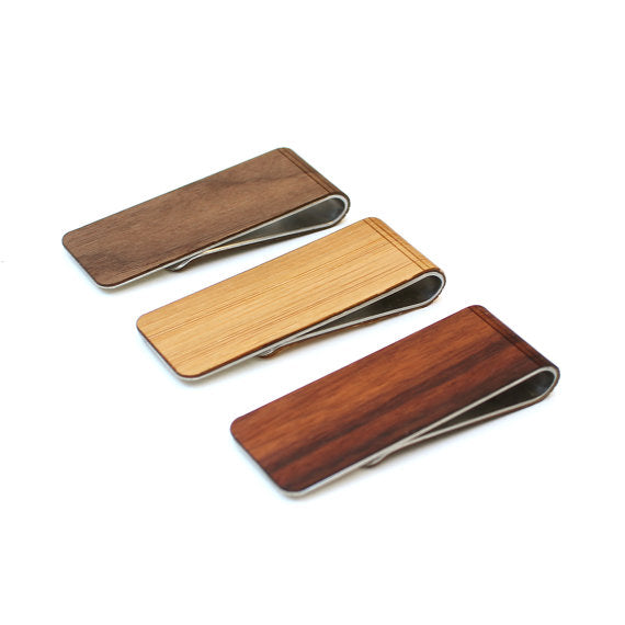 TIMBER 'Slim' Wood Skin Money Clip