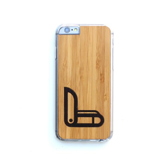 TIMBER iPhone 6 Plus / 6s Plus Wood Case : Swiss Army Inlay Edition