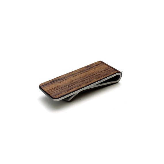 TIMBER 'Joaquin' Wood Skin Money Clip