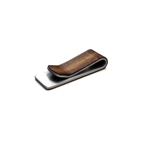 TIMBER 'Joaquin' Wood Skin Money Clip