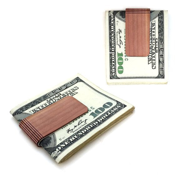 TIMBER 'Joaquin' Wood Skin Money Clip
