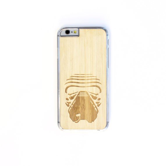 TIMBER Wood Skin Case (iPhone, Samsung Galaxy) : Kylo Ren Edition