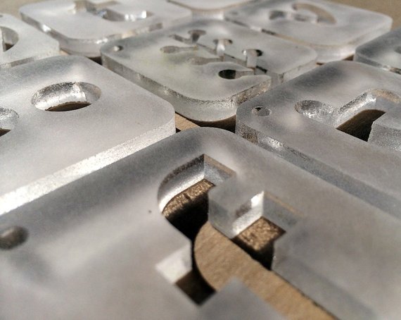 Laser Cut Social Media Icon Coasters - Set of 9 coasters