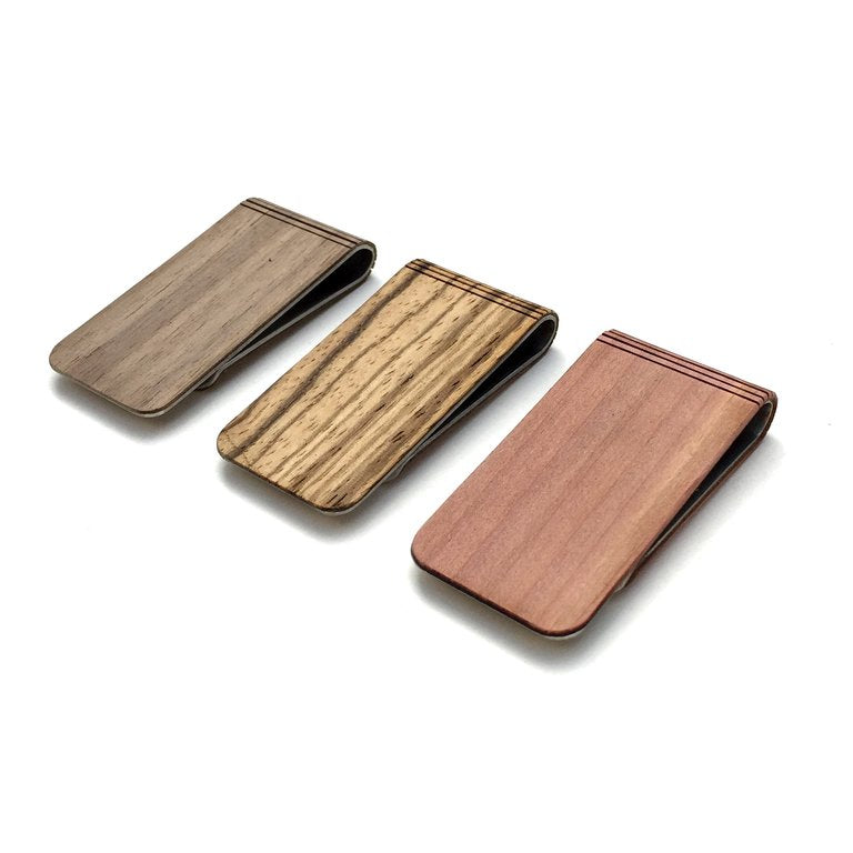 TIMBER Wood Skin Money Clip