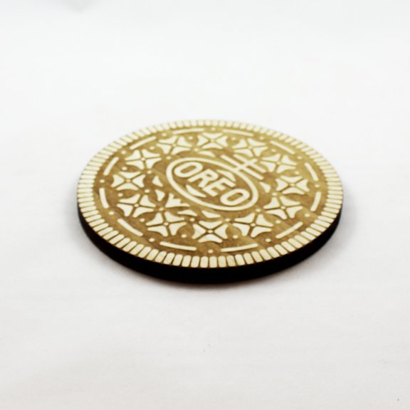 4pc. Lasercut Oreo Coasters