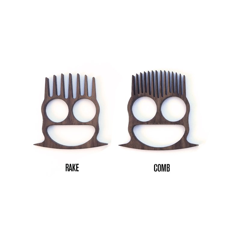 BadWolf 'Red Devil' Beard Comb