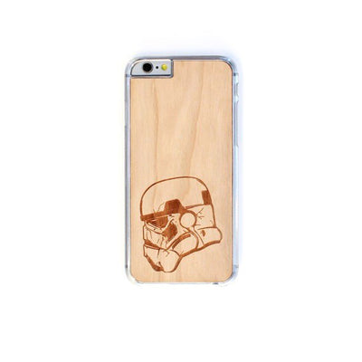 TIMBER Wood Skin Case (iPhone, Samsung Galaxy) : Stormtrooper Edition