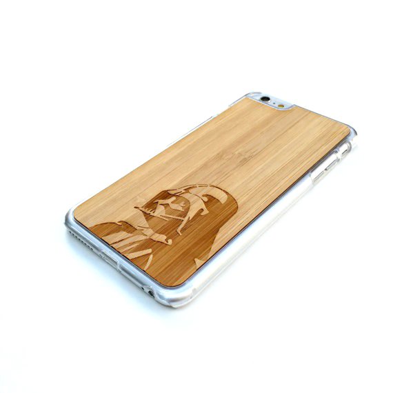 TIMBER Wood Skin Case (iPhone, Samsung Galaxy) : Vader V2 Edition