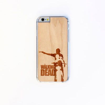TIMBER Wood Skin Case (iPhone, Samsung Galaxy) : Walking Dead Edition