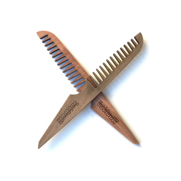 BadWolf 'Butcher' Cedar Beard Comb